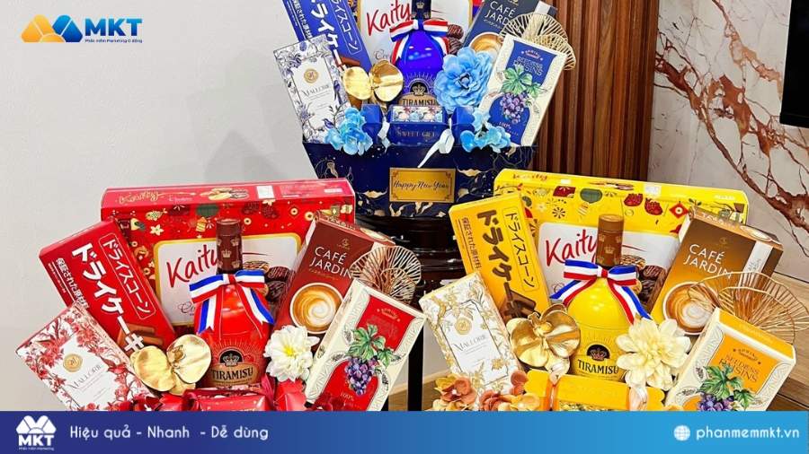 Hộp quà Tết truyền thống Mẫu hộp quà Tết đẹp