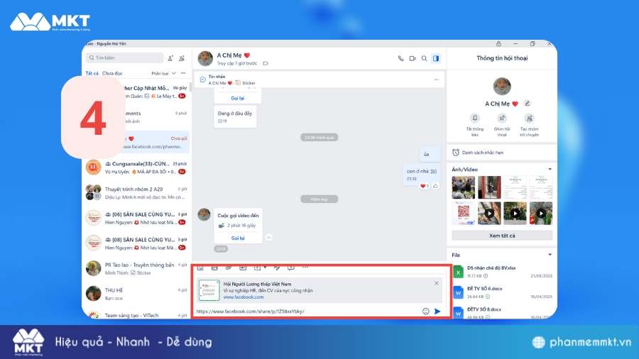 Dán link và chia sẻ bài viết cho người khác Cách copy link Facebook