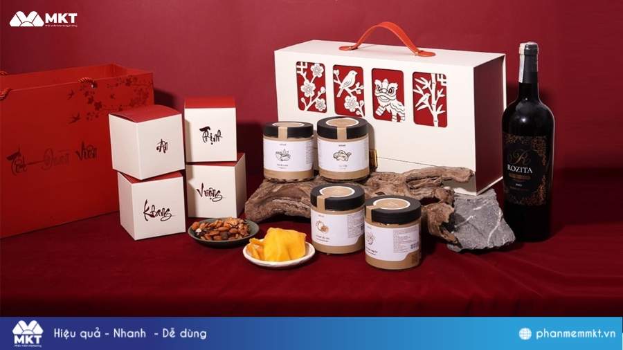 Hộp quà Tết doanh nghiệp Mẫu hộp quà Tết đẹp