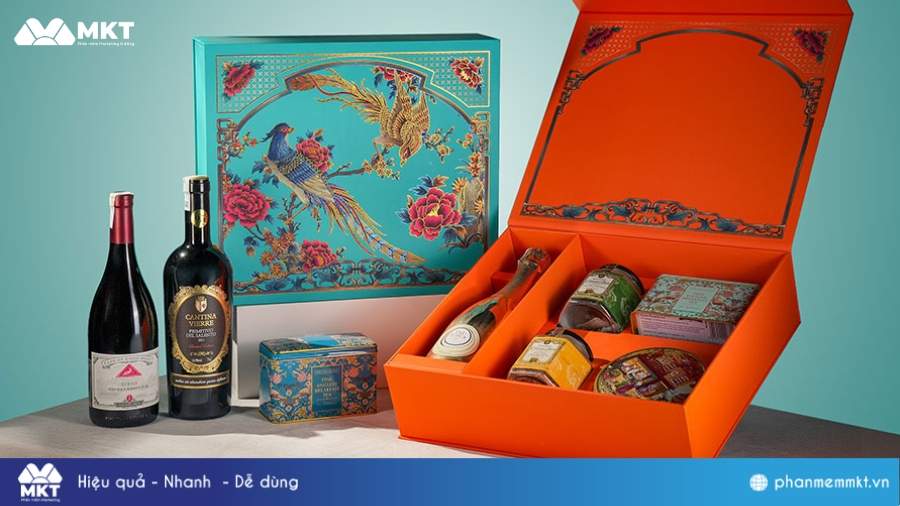 Hộp quà Tết dành tặng khách hàng doanh nghiệp Mẫu hộp quà Tết đẹp