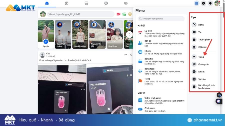 Tạo fanpage bán hàng trên máy tính Cách tạo fanpage bán hàng