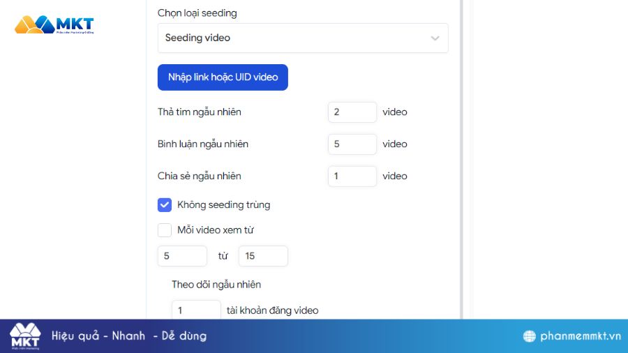 Cách buff bình luận TikTok AN TOÀN, HIỆU QUẢ 2 Thiết lập hành động comment TikTok