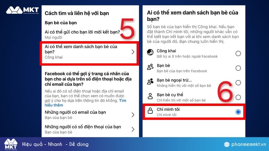 Ẩn số lượng bạn bè trên Facebook bằng điện thoại Hướng dẫn ẩn số lượng bạn bè trên Facebook bằng điện thoại