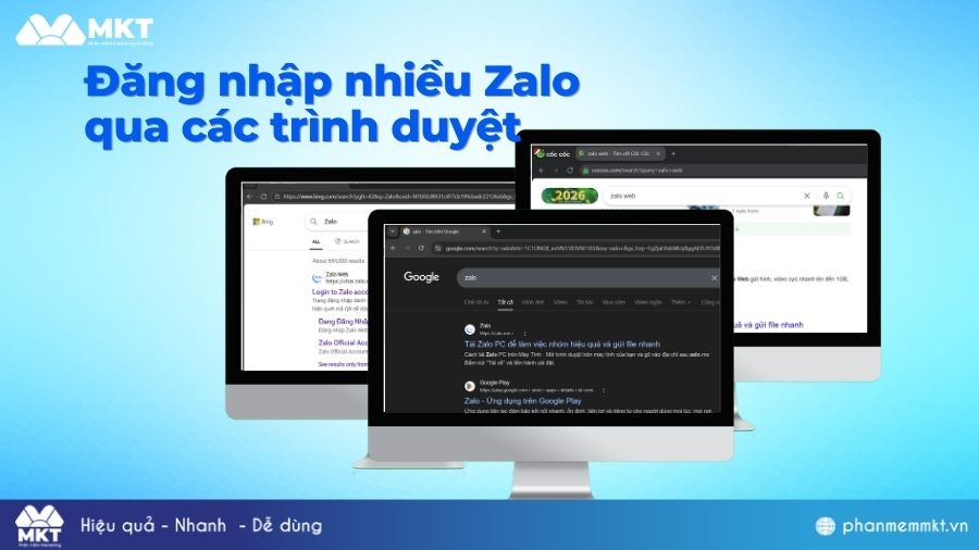 Cách đăng nhập nhiều Zalo qua các trình duyệt Đăng nhập nhiều Zalo qua các trình duyệt