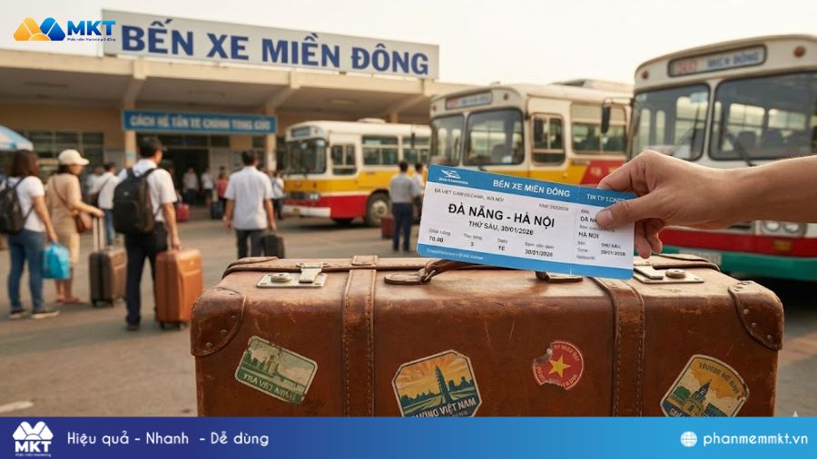 Hình ảnh bến xe về quê Ảnh bến xe về quê ăn Tết