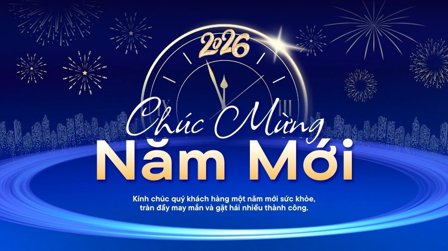 Mẫu thiệp chúc Tết khách 2026 Thiệp chúc Tết khách hàng hiện đại