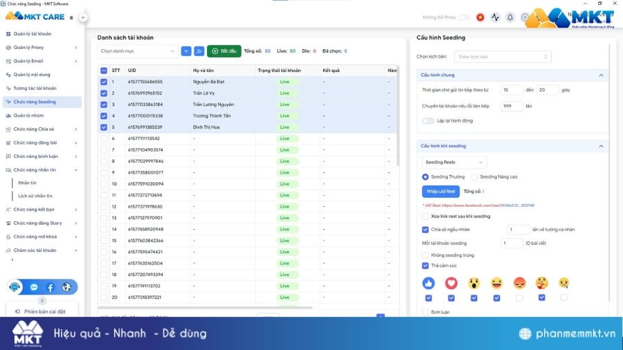 Phần mềm Auto Comment Facebook Auto comment link