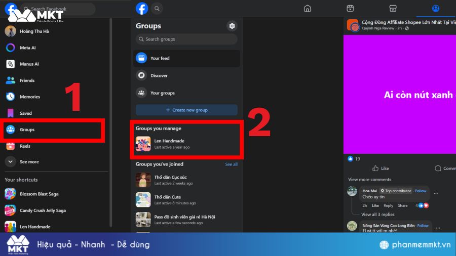 Tính năng bán hàng trên Group Facebook trên PC Bật tính năng bán hàng trên Group Facebook trên PC
