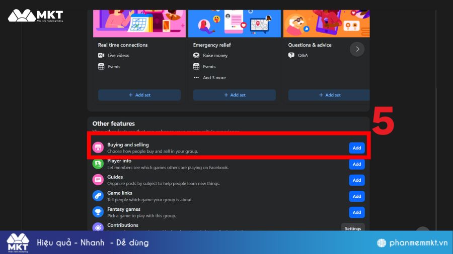 Bật tính năng bán hàng trên Group Facebook Bước 4 cách bật tính năng bán hàng trên Group Facebook
