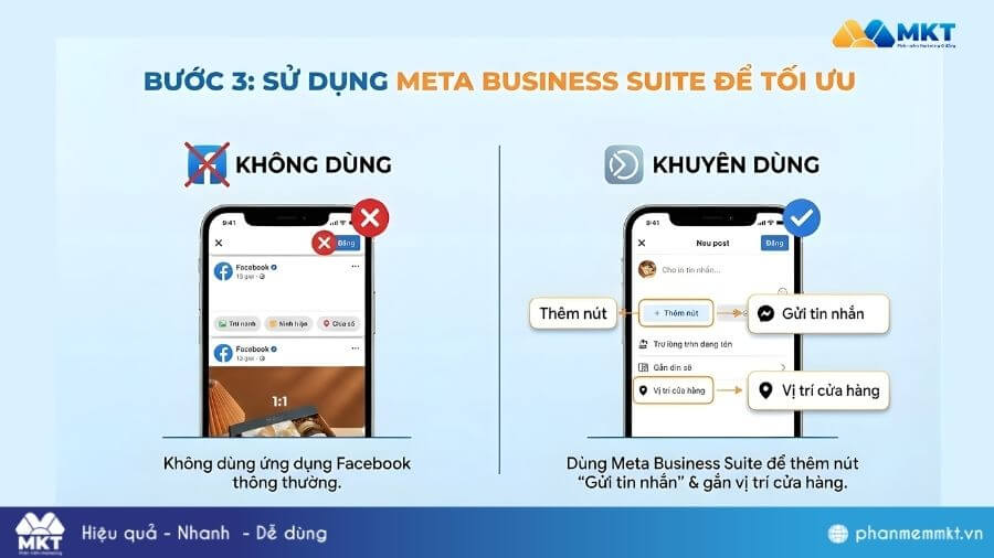 Sử dụng Meta Business Suite để đăng bài Sử dụng Meta Business Suite để tối ưu