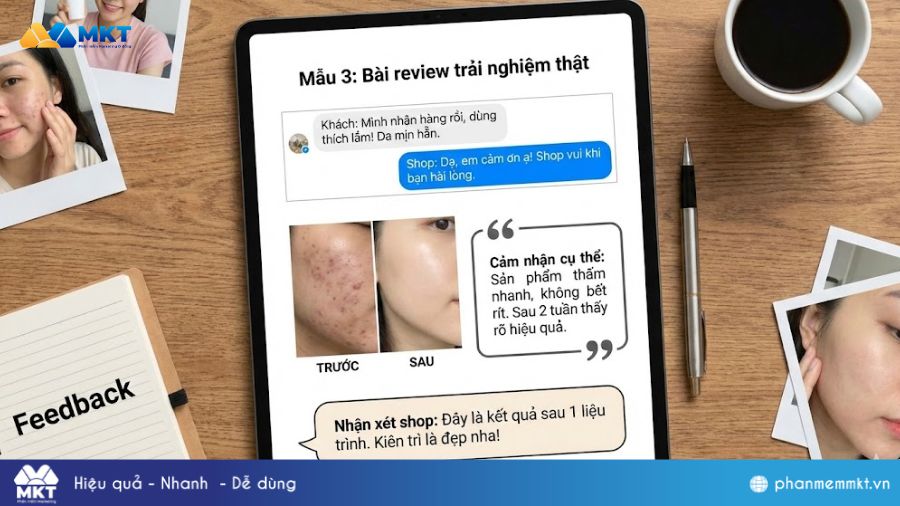 Bài Fanapge review trải nghiệm thật Mẫu 3: Bài review trải nghiệm thật