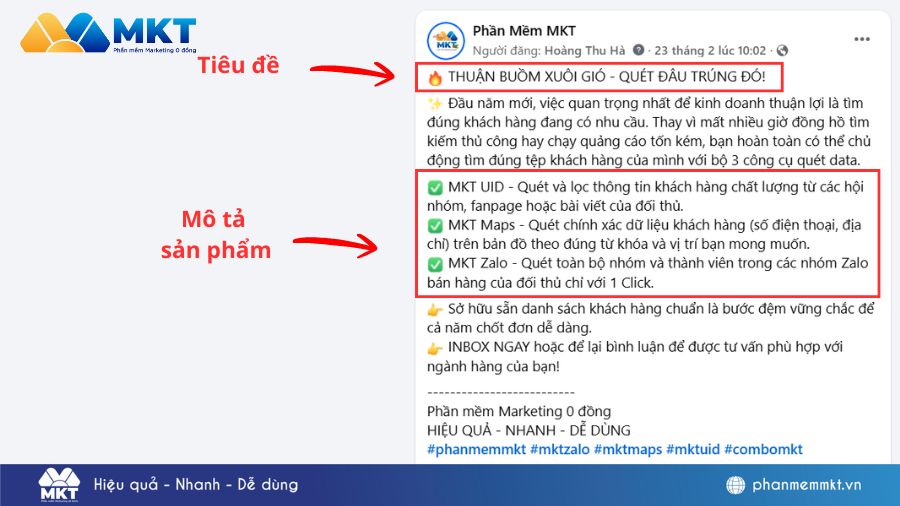 Viết nội dung đăng bài hấp dẫn Cách đăng bài bán hàng trên Group Facebook thu hút khách hàng