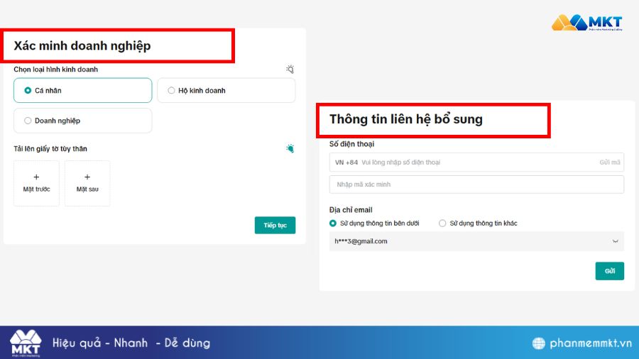 Xác minh thông tin cửa hàng trên TikTok Shop Bước 2: Xác minh thông tin cửa hàng khi bán hàng trên TikTok Shop