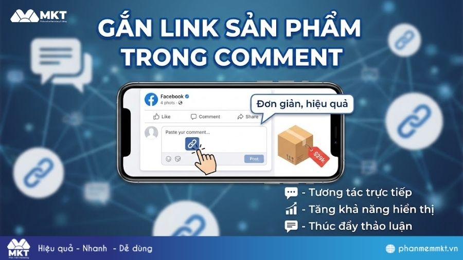 Gắn link sản phẩm trong các bình luận Gắn link sản phẩm trong comment