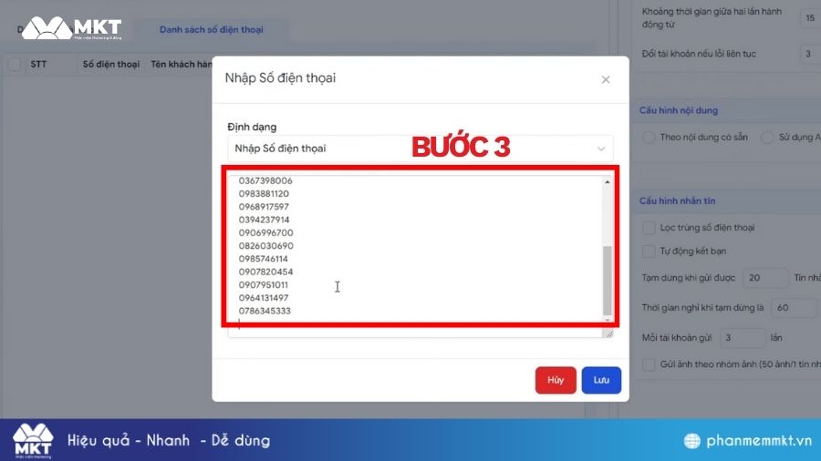 Gửi tin nhắn tự động theo số điện thoại Gửi tin nhắn tự động theo số điện thoại trên Zalo