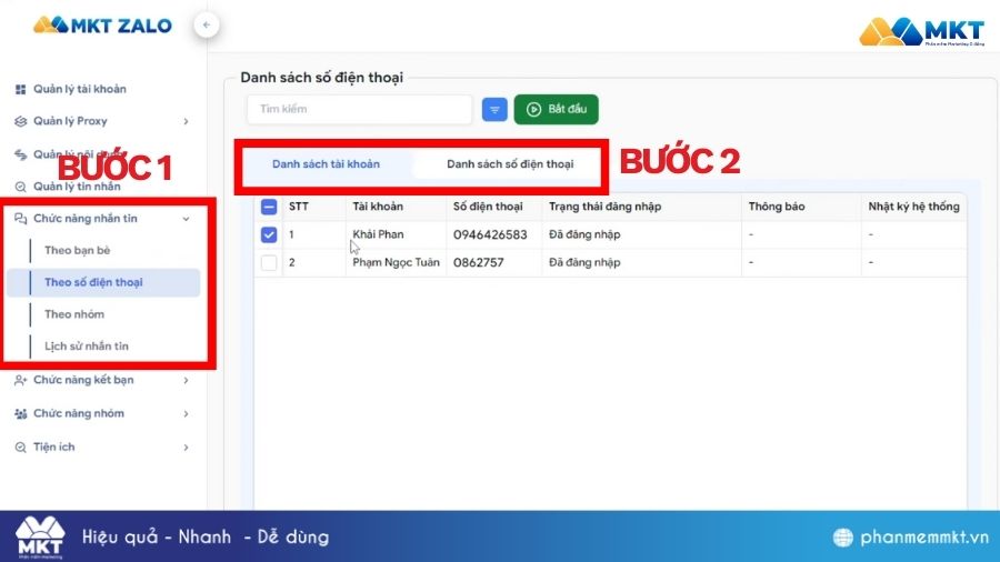Gửi tin nhắn tự động theo số điện thoại Hướng dẫn gửi tin nhắn tự động theo số điện thoại
