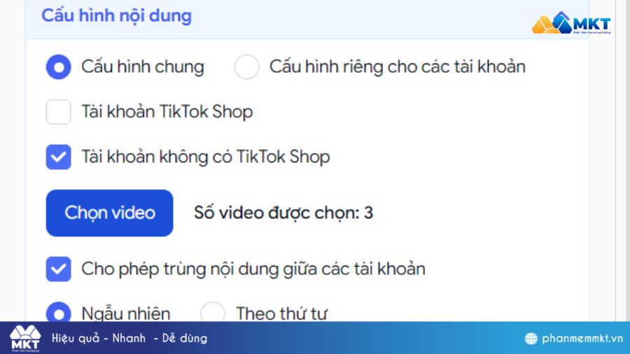Cài đặt nội dung khi lên lịch đăng TikTok Cài đặt khi lên lịch đăng TikTok