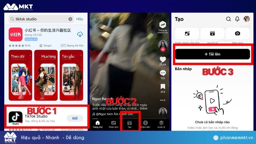 Hướng dẫn lên lịch đăng TikTok trên điện thoại Lên lịch đăng TikTok trên điện thoại