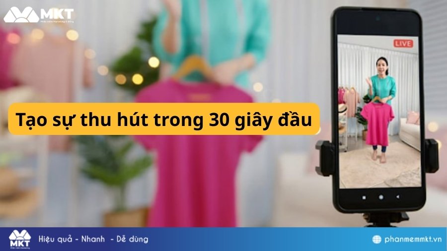 Tạo nội dung thu hút Cách livestream bán hàng trên Facebook