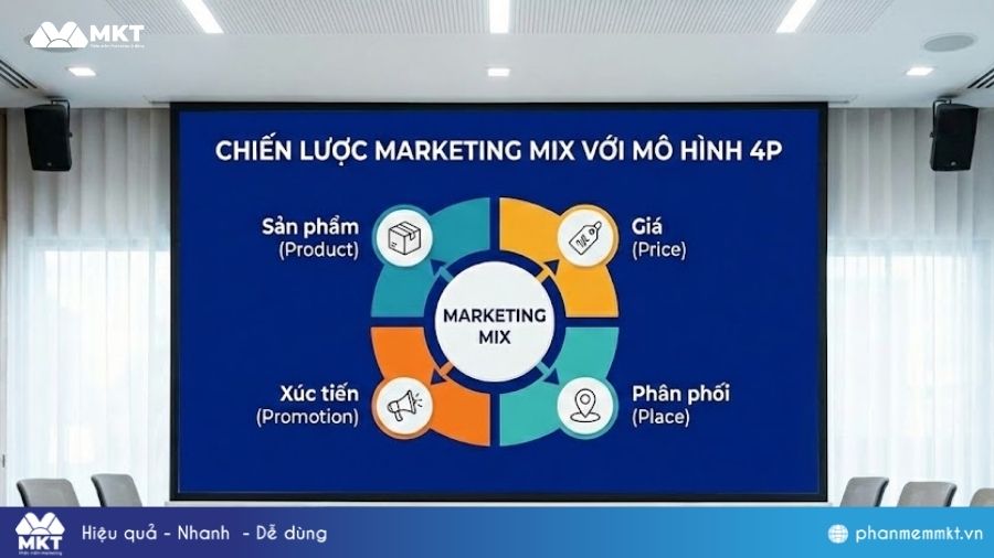 Mô hình 4P Chiến lược marketing mix với mô hình 4P