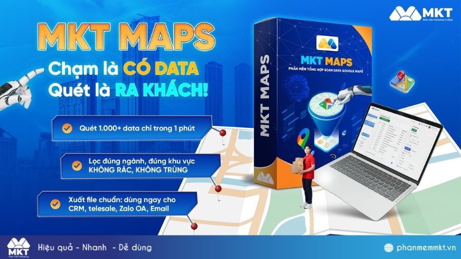 Quét SĐT trên Google Maps Quét SĐT trên Google Maps - MKT Maps