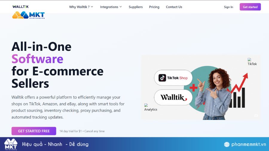 Công cụ quản lý TikTok Shop - WallTik WallTik - Công cụ tự động hóa quản lý TikTok Shop