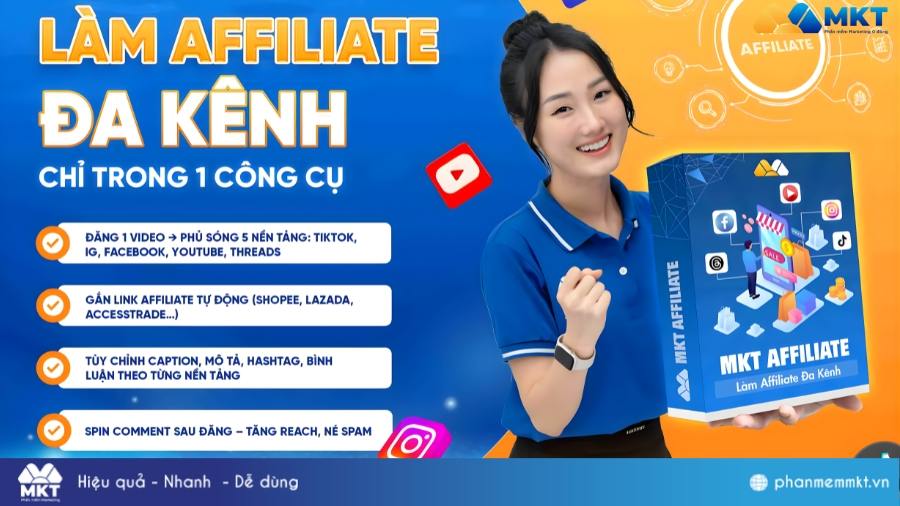 Tool rải link affiliate Facebook Tool rải link Facebook