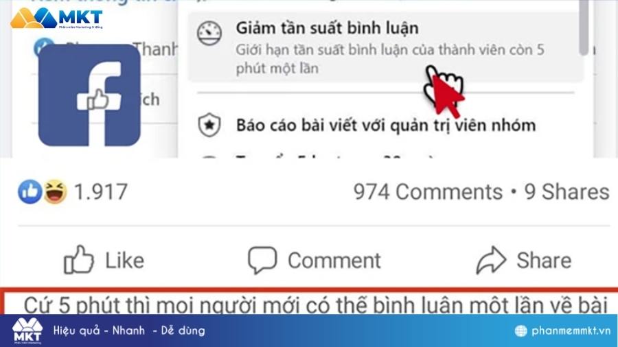 Chú ý tần suất rải link Tool rải link Facebook