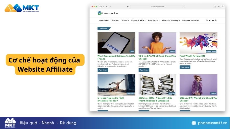 Cơ chế hoạt động của Website affiliate Website Affiliate là gì