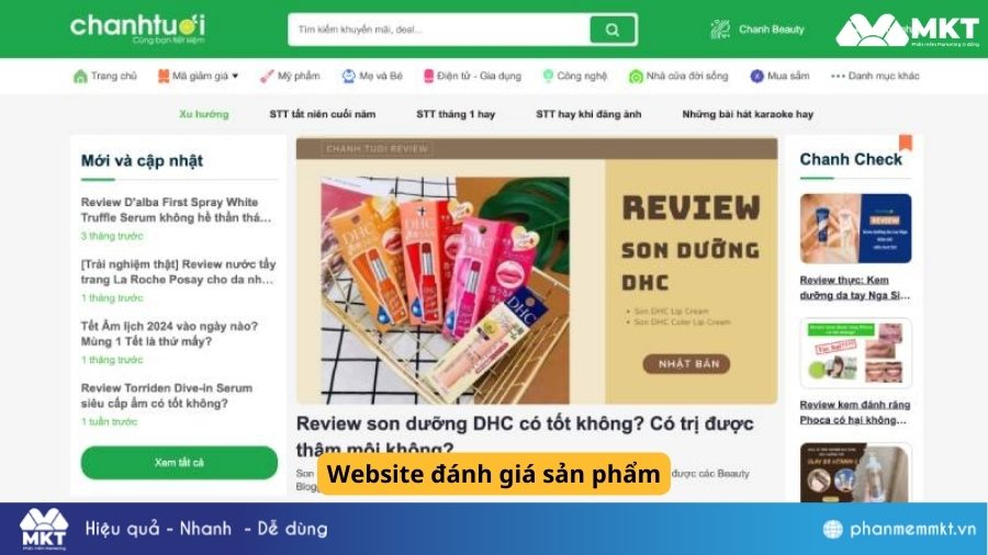 Website đánh giá sản phẩm Website Affiliate là gì