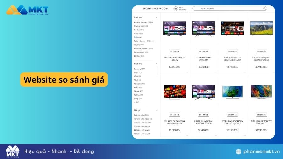 Website so sánh giá Website Affiliate là gì