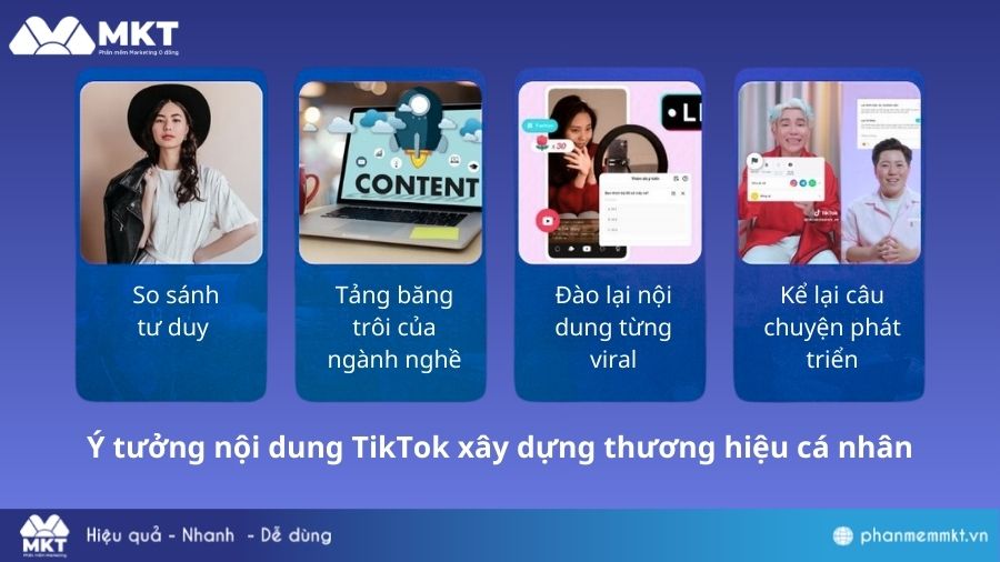Nội dung TikTok xây dựng thương hiệu cá nhân bền vững Ý tưởng nội dung TikTok
