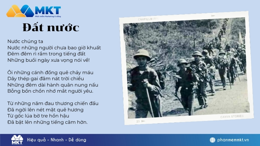 Bài thơ về người lính Bài thơ Đất nước - Nguyễn Đình Thi