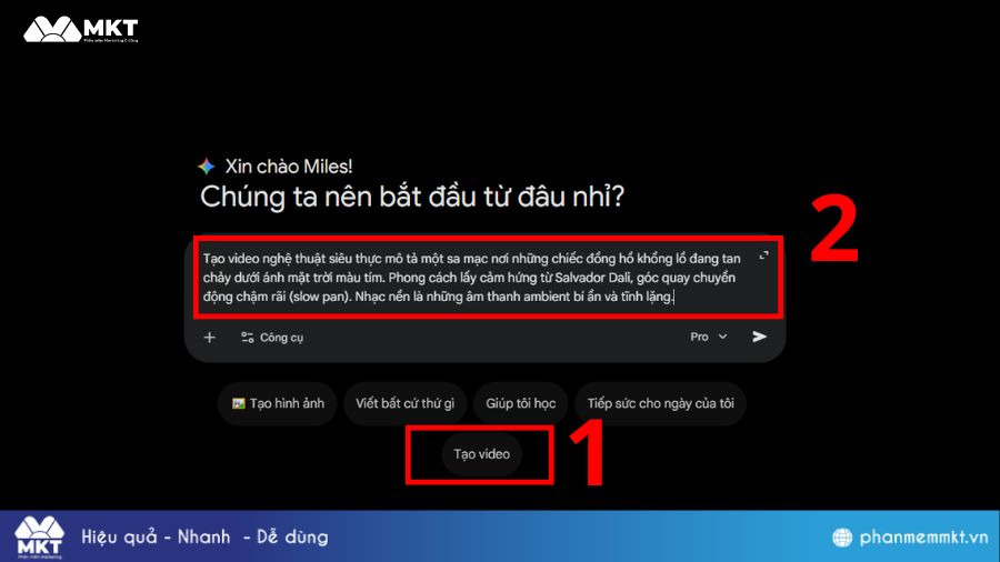 Hướng dẫn tạo video trên Gemini Hướng dẫn tạo video trên Gemini đơn giản