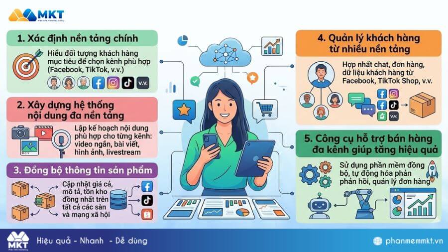 Cách bán hàng đa kênh trên mạng xã hội Cách bán hàng đa kênh trên mạng xã hội hiệu quả