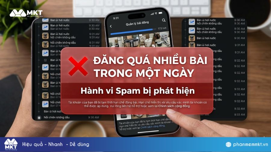 Đăng quá nhiều bài trong một ngày Đăng quá nhiều bài trong một ngày