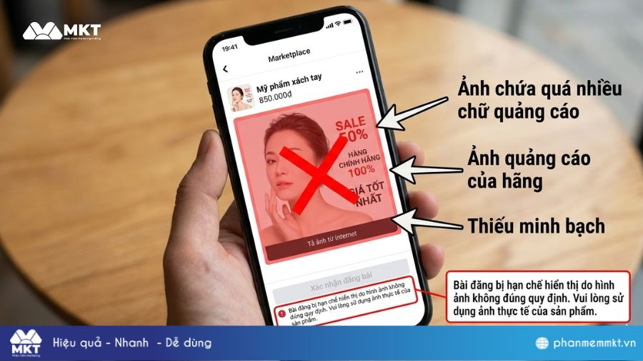 Nguyên nhân bài đăng Marketplace bị vi phạm Nguyên nhân khiến bài đăng Marketplace bị vi phạm