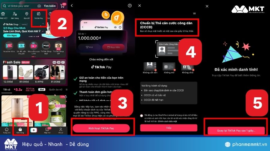 Đăng ký TikTok Pay Hướng dẫn đăng ký TikTok Pay