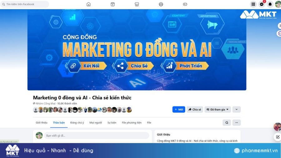 Đăng bài trong group, cộng đồng để kéo traffic Cách tăng traffic cho Facebook
