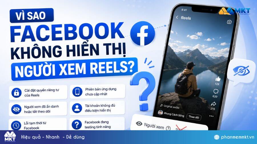 Hướng dẫn cách xem ai đã xem Reels trên Facebook mới nhất 2 Vì sao Facebook không hiển thị người xem Reels?