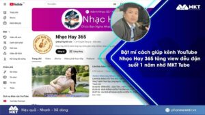 Case study phần mềm MKT 1 Kênh YouTube Nhạc Hay 365