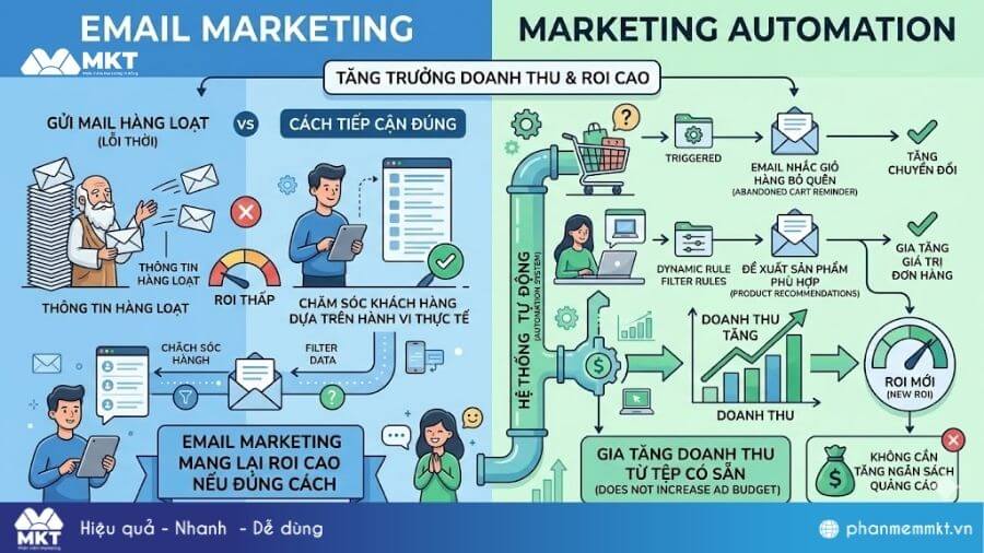 Email Marketing và Marketing Automation Các hình thức performance marketing: Email Marketing và Marketing Automation