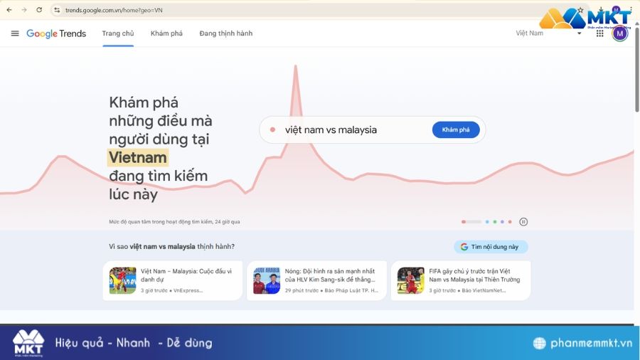 Website giúp theo dõi xu hướng tìm kiếm Phần mềm SEO miễn phí
