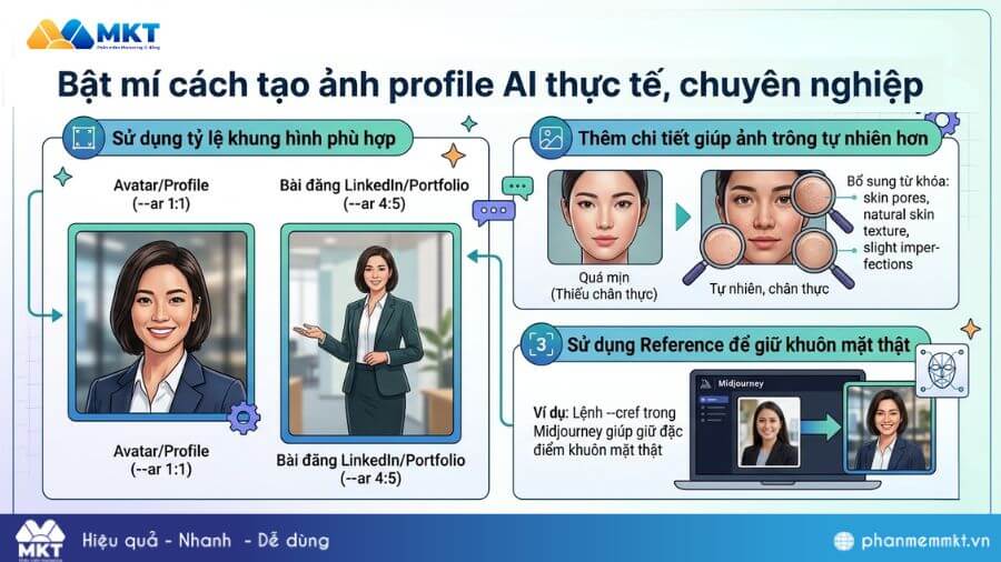 Cách tạo ảnh profile AI thực tế, chuyên nghiệp Bật mí cách tạo ảnh profile AI thực tế, chuyên nghiệp