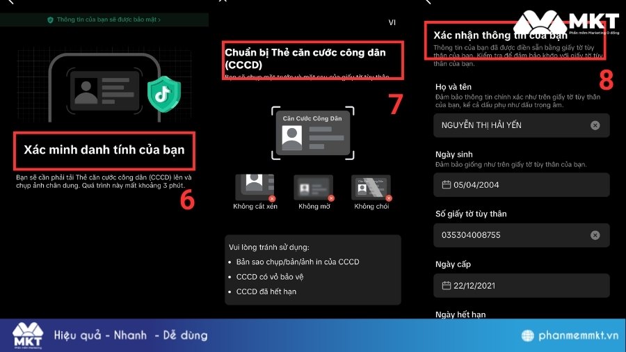 Xác minh danh tính TikTok Pay là gì