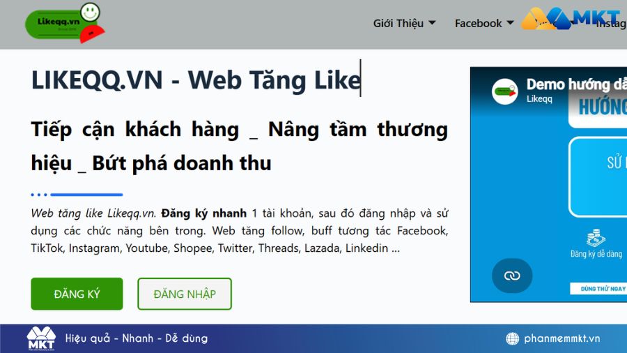 Tổng hợp 9 tool tăng follow TikTok nhanh chóng, hiệu quả nên dùng 3 Web tăng follow TikTok - Likeqq.vn