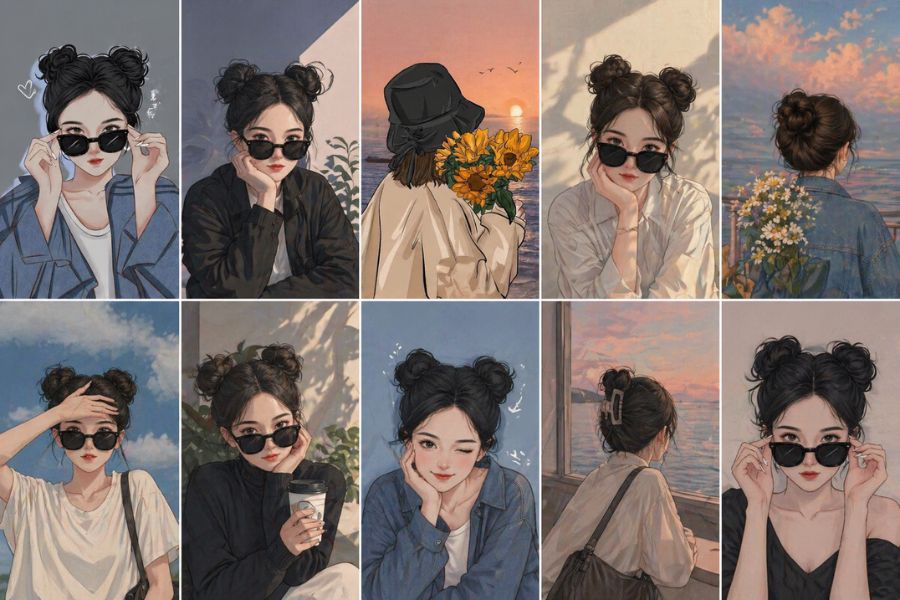 Ảnh đại diện nữ cá tính Ảnh đại diện nữ cá tính