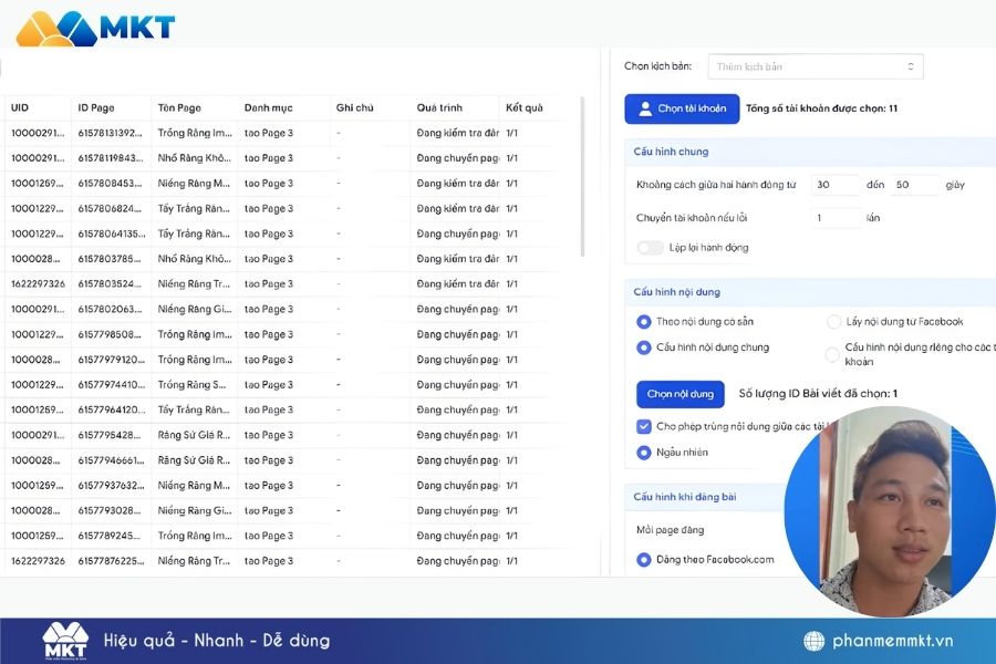 Anh Đồng cho biết khi ứng dụng MKT Page đăng bài, lượng traffic đổ về link Affiliate tăng rõ rệt Anh Đồng cho biết khi ứng dụng MKT Page đăng bài, lượng traffic đổ về link Affiliate tăng rõ rệt