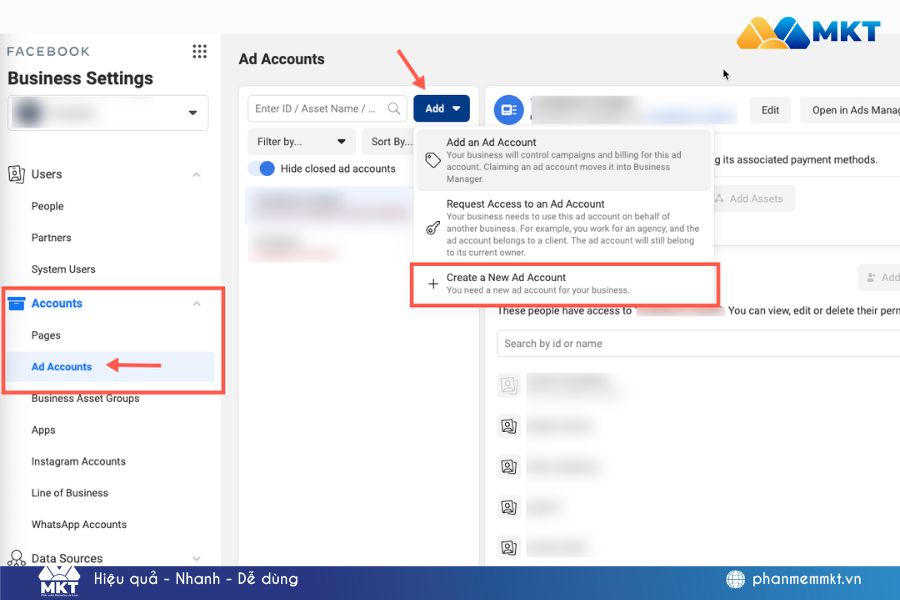 Thiết lập tài khoản quảng cáo đúng chuẩn Thiết lập tài khoản quảng cáo đúng chuẩn