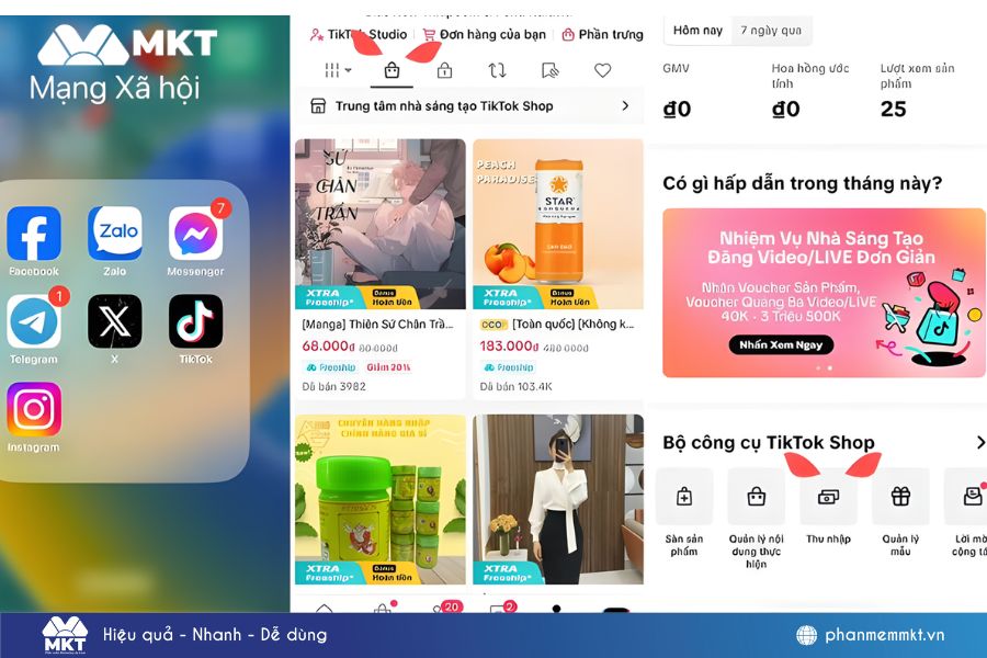 Chọn hồ sơ trên tài khoản TikTok Chọn hồ sơ trên tài khoản TikTok